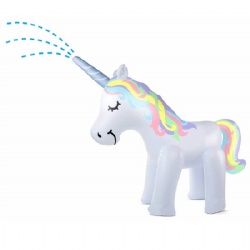PVC Inflatable Water Spray Color Unicorn sprinkling toy Children Outdoor Lawn Sprinkler Water for family summer water party
