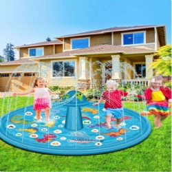Children's sprinkler Sprinkler big baby wading swimming pool toddler summer play mat outdoor inflatable water toy party fountain