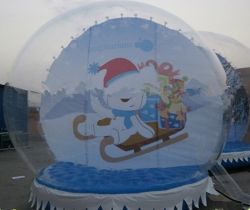 Mall christmas decorations christmas inflatable snow globe