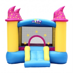 Children's inflatable castle air cushion trampoline kids home playground inflatable trampoline baby slide jumping bed 5303