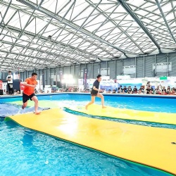 220*180*33cm Factory Directly water float mat for Recreational with High Flotation Floating Foam pads ship from USA warehouse