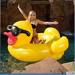 Giant inflatable Yellow Duck pool float for water play with Small order Available