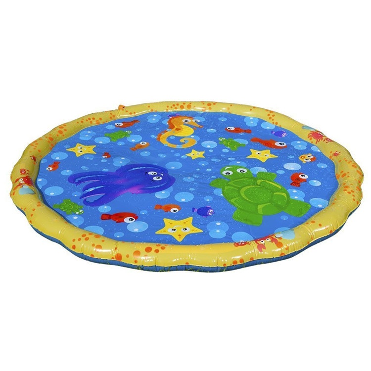 Children's sprinkler mat outdoor lawn sprinkler mat for kids water Splash Pad Sprinkler Mat indoor and outdoor portable