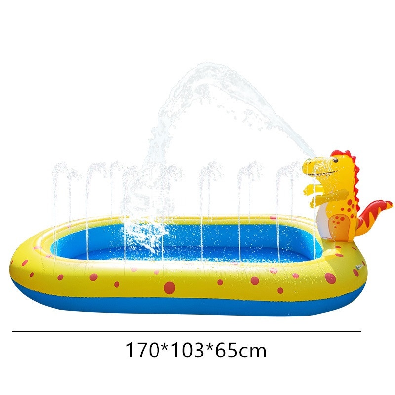 Children's inflatable sprinkler pool baby outdoor splash pool toddler wading pool fun backyard water toys suitable for kids