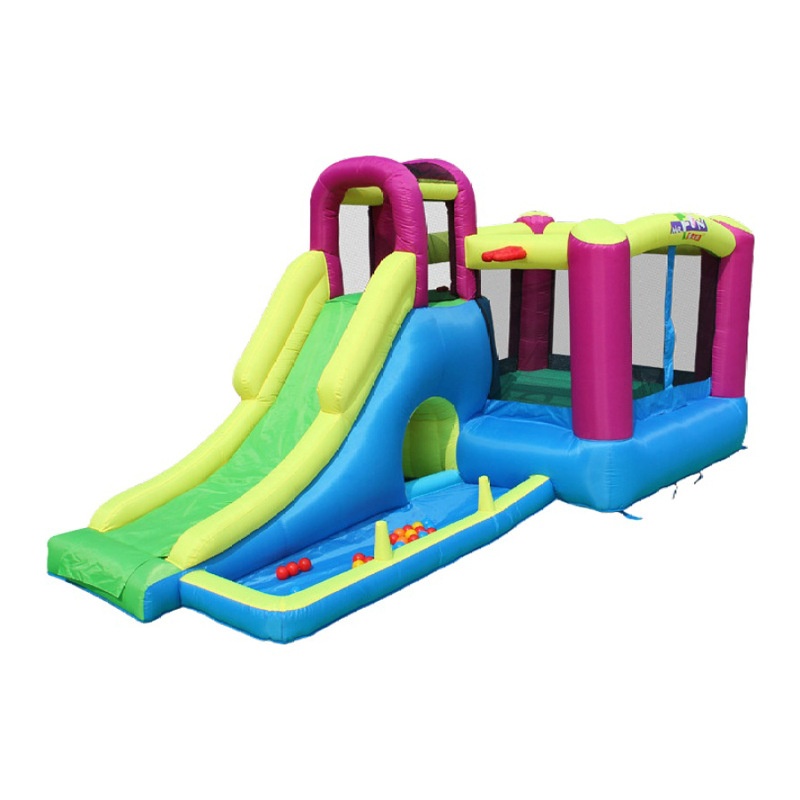 Multi-functional slide jumping bed naughty castle Children's slide inflatable castle outdoor indoor bouncer inflatable castle