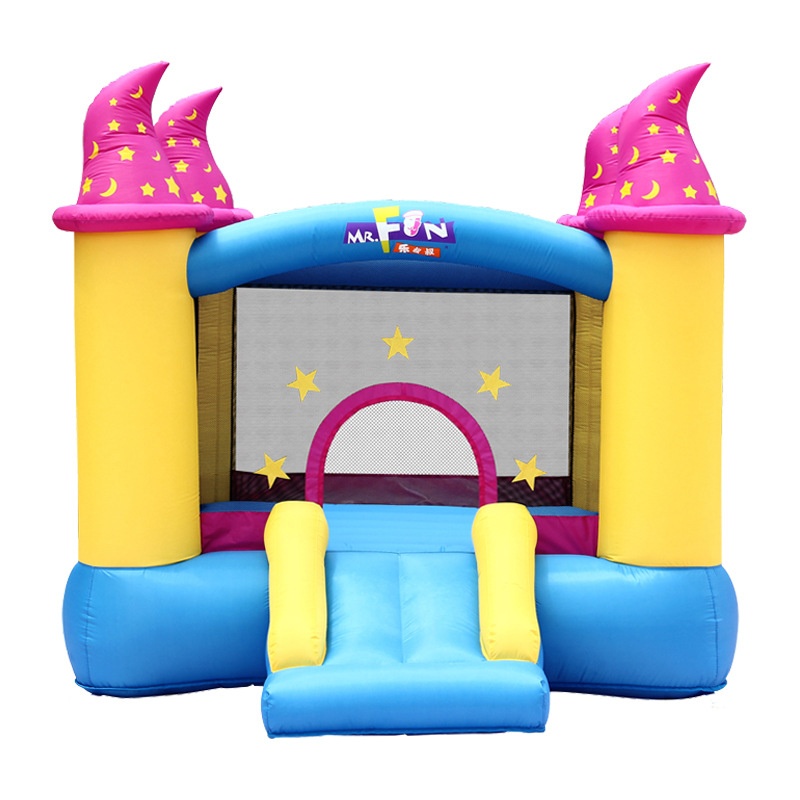 Children's inflatable castle air cushion trampoline kids home playground inflatable trampoline baby slide jumping bed 5303