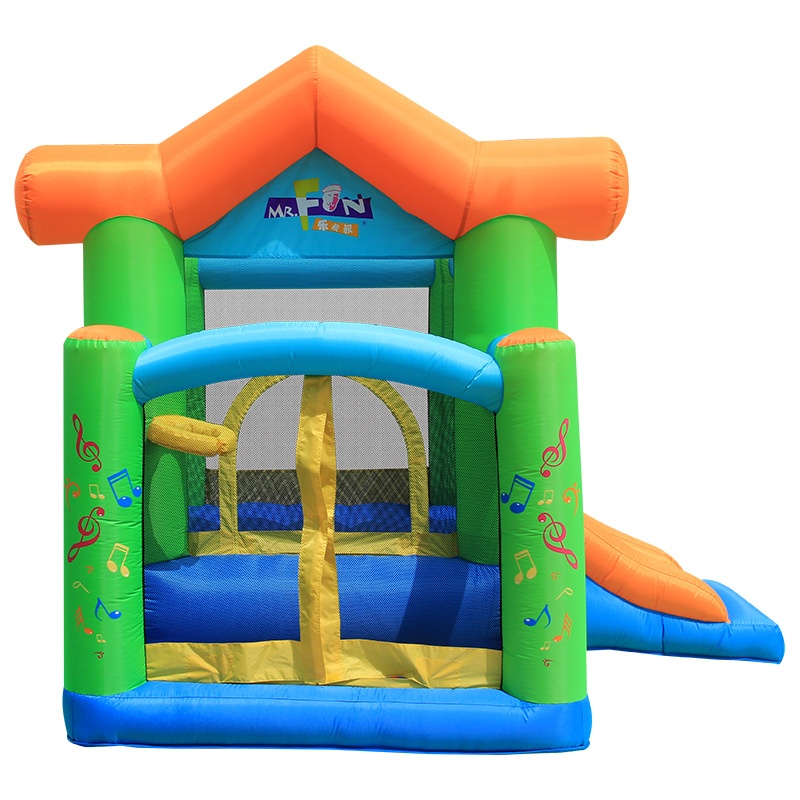 Inflatable castle outdoor small slide children trampoline outdoor home naughty castle playground toy ocean ball trampoline