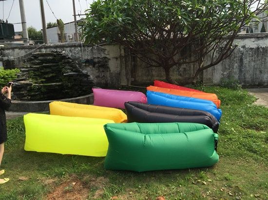 2016 hot selling  fast Inflatable Lamzac hangout Air SleepCamping Bed Only Need Ten Seconds