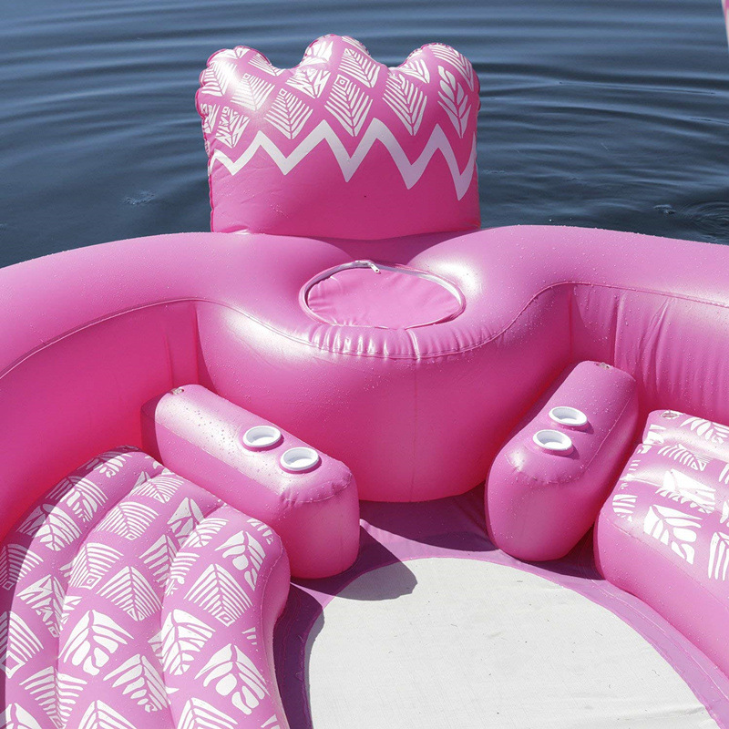 Pink Inflatabel Pool Large inflatable pink flamingo swimming pool floating party toy with ...
