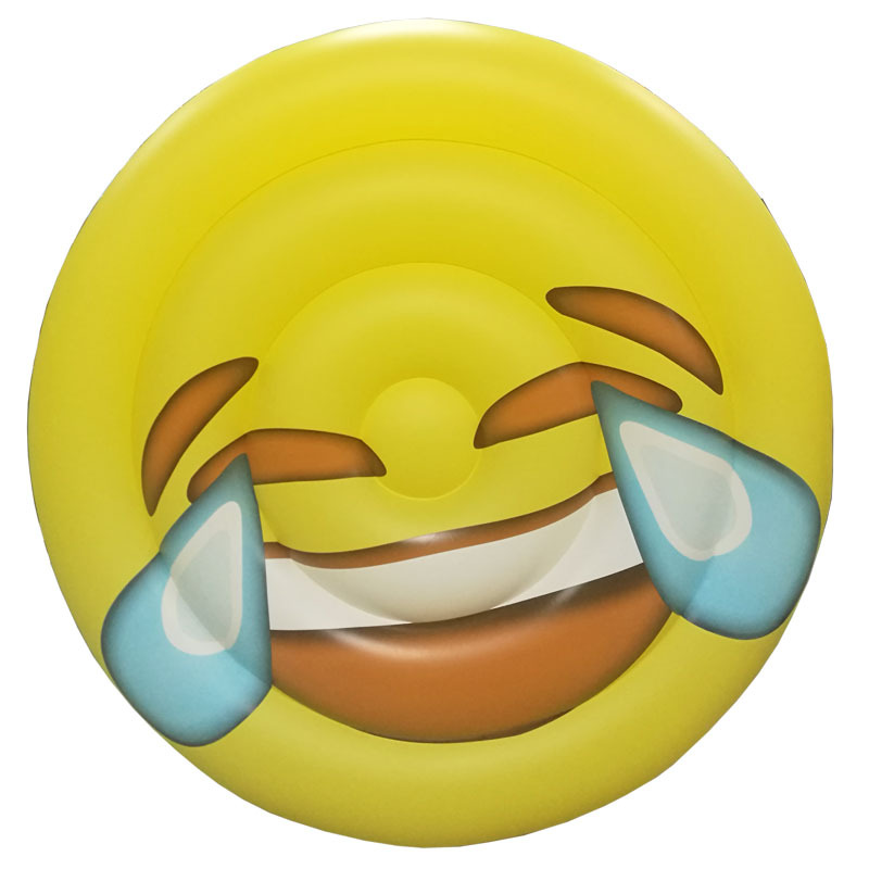 Smiley Inflatable Big face smiley water floating row PVC inflatable watch clear bag ...