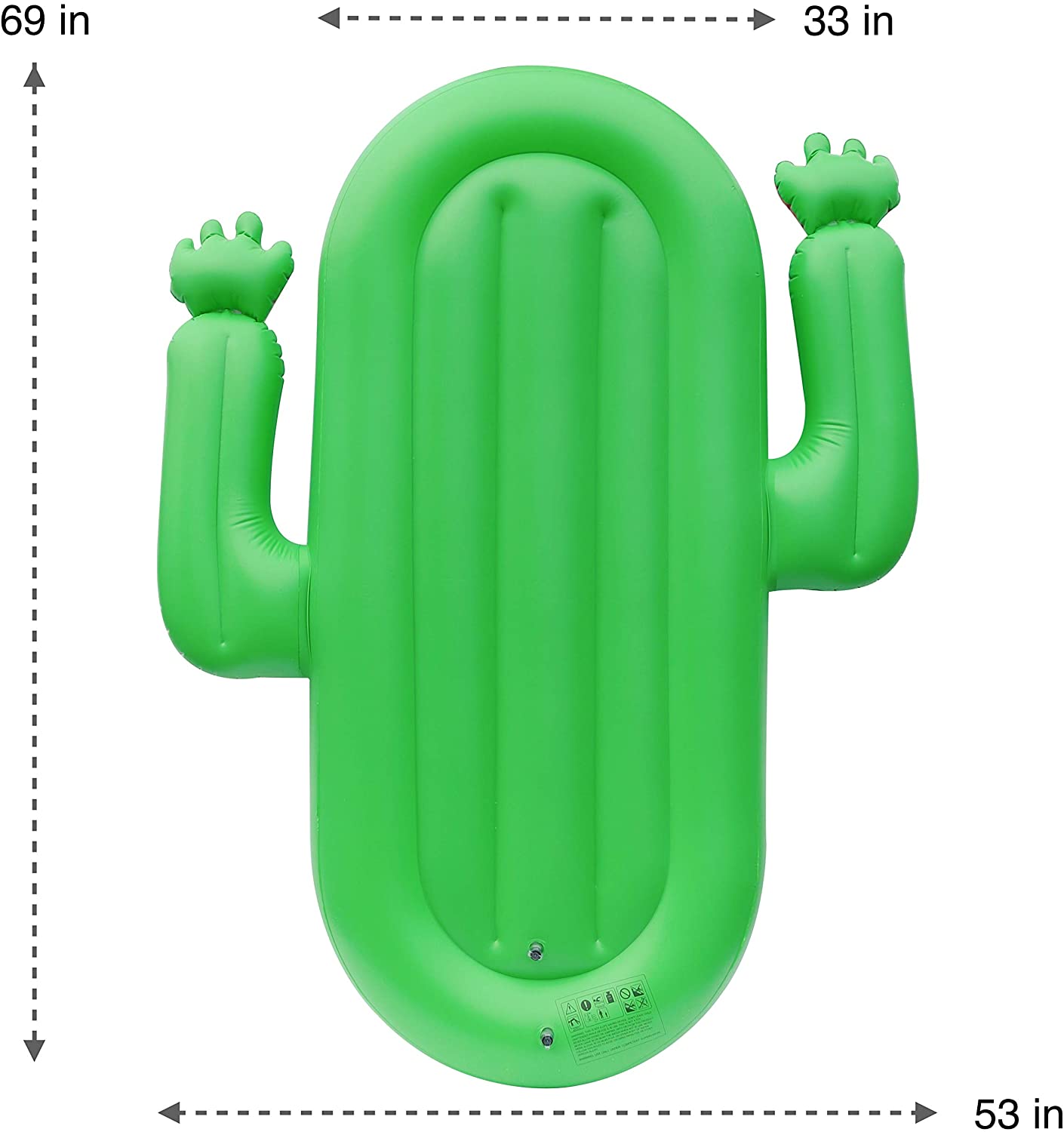 Inflatable cactus swimming pool floating summer water toys for children