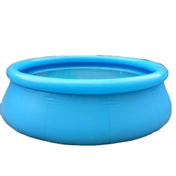 Inflatable top ring swimming pool suitable for adults outdoor children's pool family water party equipment pvc blue material