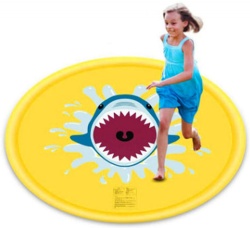 68 Inches Portable Inflatable Water Sprinkler Pad Splash Pad Sprinkler Mat Sprinkle and Splash Play Mat for baby water playing