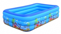 summer water parties Family-sized inflatable swimming pool durable outdoor swimming pool for kids and adults summer water parties