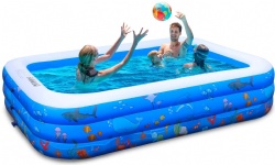 Family swimming pool Inflatable pool for family and children suitable in gardens backyards and outdoor summer water parties