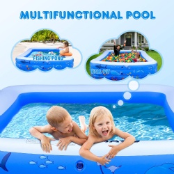 Portable for children family pool with Family-size inflatable pool inflatable children pool swimming  party in the summer