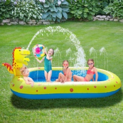 Children's inflatable sprinkler pool baby outdoor splash pool toddler wading pool fun backyard water toys suitable for kids