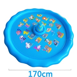 Children's sprinkler Sprinkler big baby wading swimming pool toddler summer play mat outdoor inflatable water toy party fountain