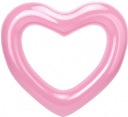 Heart-shaped swimming ring Inflatable swimming ring pool floating Summer beach pool party toys for children and adults