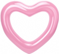 Heart-shaped swimming ring Inflatable swimming ring pool floating Summer beach pool party toys for children and adults