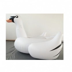 Custom-made inflatable swan floating drainage inflatable animal floating row thickened version of swan mount for children adults
