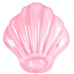 Seashell swimming pool float summer fun inflatable shell float pink shell swimming pool or beach toys suitable for children adul