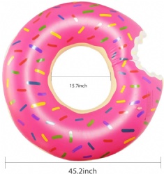 PVC Inflatable Water Doughnut Floating Row New Children's Water Doughnut Floating Boat Donut pool swimming ring inflatable