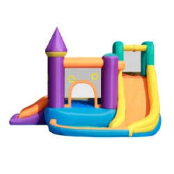 Factory price Inflatable bounce house slide jumping trampoline castle house with inflator suitable for children outdoor party