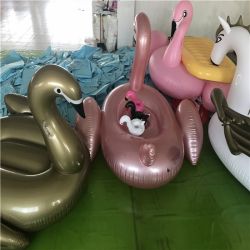 Summer Lake Swimming Water Rideable Swan Inflatable Float Toy inflatable pool float inflatable swan flamingo