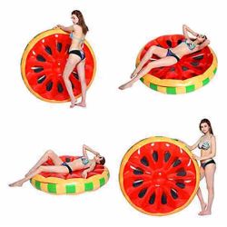 Fruit PVC float with Inflatable Watermelon float for Pool play with friends