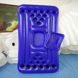 Big table holder with inflatable Blue Beer cup holder Cooler Float for Party